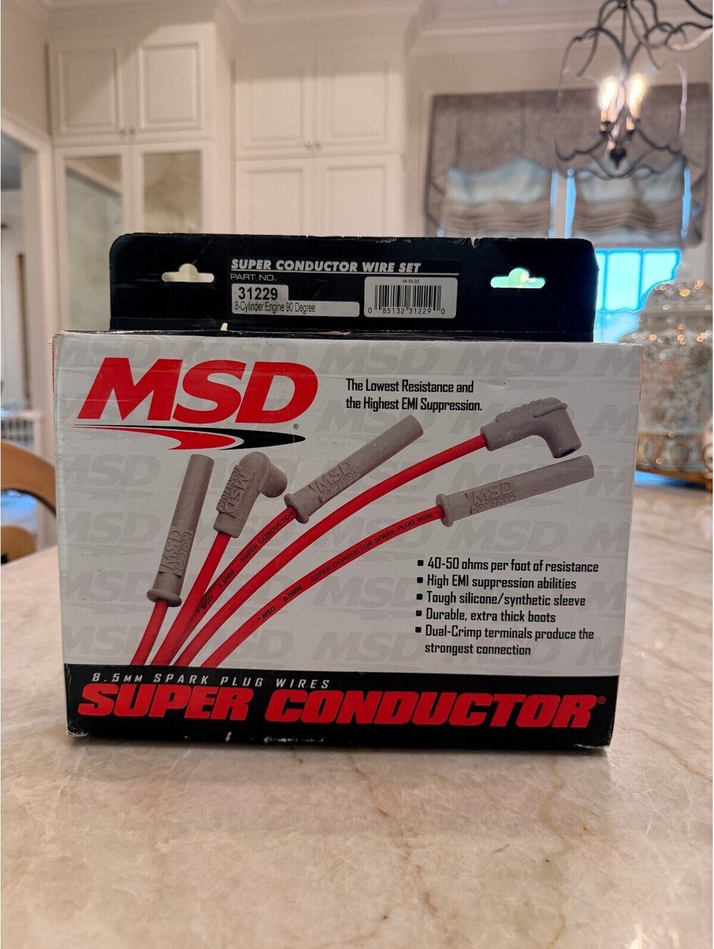 MSD | Super Conductor Spark Plug Wire Set | Part 31229 | NEW | 1160